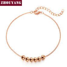 String Together The Happiness Rose Gold Color Link Chain Charm Bracelet Jewelry Top Quality ZYH083 ZYH205 2024 - buy cheap