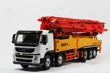 Collectible Alloy Model Gift 1:50 Scale SANY 62m Concrete Pump Truck Volvo Tractor Engineering Machinery DieCast Toy Model 2024 - buy cheap