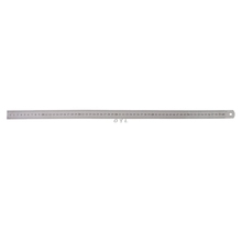 Stainless Steel Double Side Measuring Straight Edge Ruler 60cm Silver 2024 - buy cheap