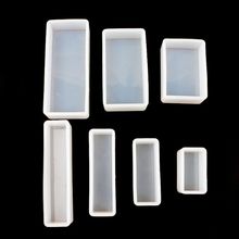 11Pcs Square Rectangle Cubic Molds Kit Resin Casing Craft Jewelry Making Tools 2024 - buy cheap