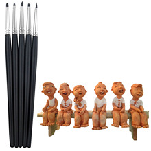 Conjunto de canetas de modelagem portátil, ferramentas de limpeza, ponta de borracha, pincéis para escultura em argila, modelagem de cerâmica 2024 - compre barato