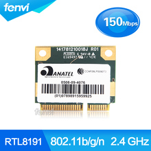 RealTek RTL8191se Half Hight Mini Pci-e Wireless wifi WLAN Card 802.11b/g/n 2.4 GHz 150Mbps Network WiFi Adapter 2024 - buy cheap