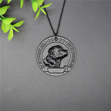 New Vintage Rottweiler Medal Necklace Retro Style Metal Rottweiler Pendant Necklace Women Jewellery Dog Jewellery 2024 - buy cheap