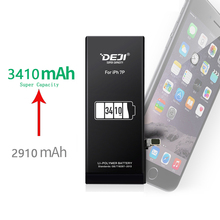 DEJI Original Li-ion High Capacity Battery For iPhone 7P/7Plus Replacement Real 3410mAh Internal Batteries Best Quality 2024 - buy cheap