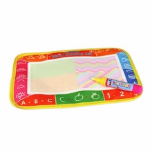 Hot! 25*16.5cm Kids Baby Write Draw Paint Water Magic Doodle Mat Children Play Mat With Magic Pen Painting Christmas Gift New 2024 - buy cheap
