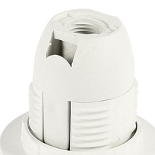 Ksol novo estilo de plástico escudo tipo parafuso e14 lâmpada luz titular soquete ac 250v 2a 2024 - compre barato