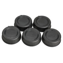 Tampa para lente traseira, 5 peças preto para câmera nikon af dslr slr 2024 - compre barato