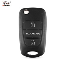 DANDKEY 3 Buttons Remote Flip Key Shell Case For Hyundai ELANTRA Keyless Entry Cover Car Alarm Housing Fob Replacement 2024 - buy cheap