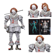 3 tipo neca stephen king pennywise horror pvc figura de ação brinquedo boneca presente do dia das bruxas 2024 - compre barato