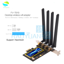 FV-T919 Dual band 802.11AC Desktop Wifi Card 802.11 A/B/G/N/AC Broadcom BCM94360 Wireless Bluetooth 4.0 Mac OSX+ PC/Hackintosh 2024 - buy cheap