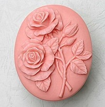 Rosa 50328 Artesanato Arte Silicone Sabão Artesanato molde Moldes DIY Handmade moldes de sabão 2024 - compre barato