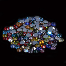 Mix Colors SS6-SS30 Mix Size Iron On Hotfix Crystal Rhinestones With Glue Backing Flatback Strass Beads For Clothing Accessories 2024 - buy cheap