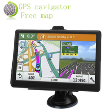 GPS Navigator 7 inch HD capacitive screen satellite voice navigation Navitel car navigation car GPS Navigator latest Europe map 2024 - buy cheap