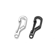 10PCS Portable Light Mini Hang Buckle Fast Hook Keychain Key Chain Ring  Mountaineering Buckle Carabiner Accessories EDC Tool 2024 - buy cheap