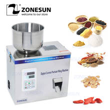 ZONESUN 1-50g Tea Packaging Machine Sachet Filling Machine Can Filling Granule Medlar Automatic Weighing Powder Filler 2024 - buy cheap