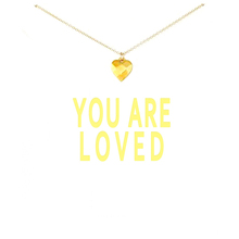 2018 nuevo amor corazón colgante corto collar de gargantilla de cadena para las mujeres de oro collar de los deseos con tarjeta joyas regalo que amaba 2024 - compra barato