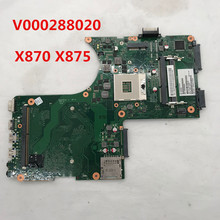Alta qualidade Para X870 X875 Laptop Motherboard V000288020 6050A2493501 6050A2493501-MB-A02 HM76 HD4000 DDR3 100% Testado 2024 - compre barato