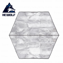 Hewolf-estera de Picnic de doble cara, carpa hexagonal a prueba de humedad, de aluminio, resistente al agua, para acampar 2024 - compra barato