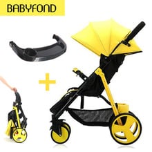 Fast shipping !Brand lightweight umbrella carts with baby tray trolley High landscape baby stroller  folding carry on the plane 2024 - buy cheap