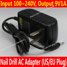 9V US Plug AC Adapter for Nail Electric Drill Machine Nail Art Machine to Manicure Pedicure Cuticle Removing Tools DC Power 2024 - buy cheap