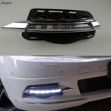 Cscsnl 2 pçs drl luz do dia carro led drl luzes diurnas de nevoeiro lâmpada para mercedes w204 c260 c300 esporte 2007 2008 2009 2010 2011 2024 - compre barato