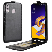 ASUS620 Case for ASUS ZenFone 5 ZE620KL Down Open Style Cases Flip Leather Thick Solid Card Slot Cover Black 620 ZE620KL 2024 - buy cheap