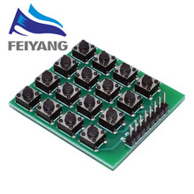 10PCS 8pin 4*4 4x4 Matrix 16 Keypad Keyboard Breadboard Module 16 Button Mcu for arduino Diy Starter Kit 2024 - buy cheap