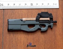 1/6 Soldier Weapon P90 Model Mold Plastic Rifle Gun Toy For 12'' Action Figure Accessories 2024 - buy cheap