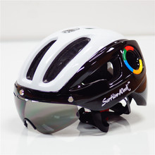 Schohiro Mtb Mountain Bike Helmet Visor lens Sunglass Bicicleta Carretera Cascos Ciclismo Bicycle Helmet Cycling helmet M54-58cm 2024 - buy cheap