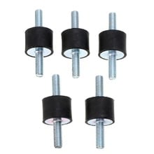 5pcs 15x20mm Vibration Isolator M6 Rubber Isolator Mounts Isolators Bobbins Silentblock For Air Compressors 2024 - buy cheap