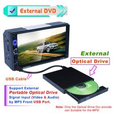 Unidad óptica de ROM externa USB 2,0, reproductor de DVD-ROM CD/CD-RW, quemador Delgado, lector portátil, grabadora, reproductor portátil para coche 2024 - compra barato