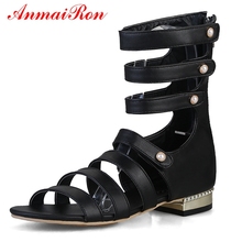 ANMAIRON-Sandalias de gladiador con cremallera para mujer, zapatos de tacón alto a la moda, talla 34-39, LY669, verano, 2020 2024 - compra barato