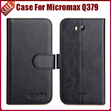 Hot Sale! For Micromax Q379 Case High Quality 6 Colors Fashion Leather Exclusive Protective Cover Phone Bag 2024 - buy cheap