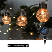 Solar Power Hanging Lamp Ball Light Garden Yard Landscape Pathway Tree Hanging Light 10pcs Bulbs/lot 2024 - buy cheap