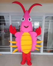 Venda direta da fábrica novo halloween red lobster mascote traje adulto tamanho fantasia vestido dos desenhos animados trajes para atividades de publicidade 2024 - compre barato