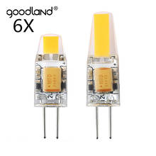 Goodland Mini G4 LED Lamp 3W 6W AC/DC 12V Dimmable COB LED G4 Bulb 360 Beam Angle Replace Halogen Lamp Chandelier Lights 2024 - buy cheap
