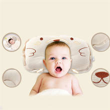 Newborn Baby Cotton Pillows Infant Sleep Shape Toddler Positioner Anti Roll Cushion Flat Bebes Head Pillow Protection Of Newborn 2024 - buy cheap