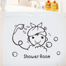 Waterproof Shower Room Bubble Stickers Bathroom Wall Stickers Decals Toilet Sticker 2024 - buy cheap