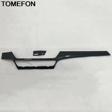 Tomefon para honda accord 2018 2019 10th meio console painel de controle moldando capa guarnição acessórios interiores abs 2024 - compre barato