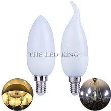 1-10X Светодиодная лампа E14 свеча лампочки 5 Вт 9 Вт 12 Вт Bombilla Светодиодная лампа 220 В ампулы LED для Люстра-прожектор для украшения дома 2024 - купить недорого