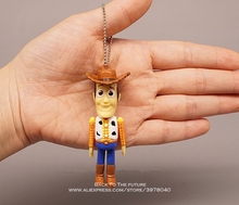 Disney boneco de toy story 3, woody 9cm versão q, figura de ação postural, anime de decoração, coleção de boneco para presente infantil 2024 - compre barato