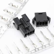 100Set 4 Pin JST Connector 2.54mm  Aeromodelling Electric Toy SM Connector Plug ( Terminal + Male + Female ) 2024 - buy cheap