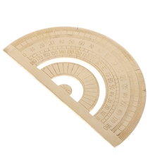 Brass Protractor Ruler Angle Measure Tool Super Durable Carpenter Clear Ruler 2024 - buy cheap