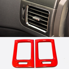 Marco de Panel de ventilación delantero de coche, accesorios de embellecedor de plástico ABS, rojo, para Nissan x-trail T31 2008-2013, 2 uds. 2024 - compra barato