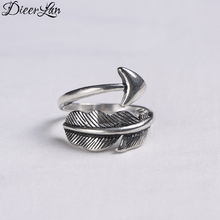 Retro  Arrow Feather Rings for Women Adjustable Size Ring Fashion 2024 - buy cheap