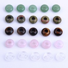 yaye 5pcs Natural Quartz Crystal Stone Rough Stone Beads 14mm Diy Jewelry Making Beads 5mm Big Hole New Arrival 2024 - buy cheap