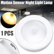 PIR Motion Sensor 6LED Night Light Magnet Wireless Detector Lights Auto for Wall Closet Stairs Cabinet 2024 - buy cheap