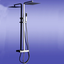 X9018SS1 High Quality Brass Square Thermostatic Mixer Overhead Shower Set 2024 - buy cheap