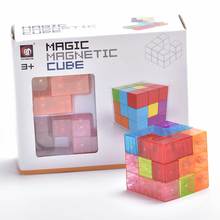 Magnetic Blocks Magic Cube Blocks Educational Toy Learning Cubo Anti-stress Toy For Children Boys Girls Birthday Gifts 2024 - buy cheap