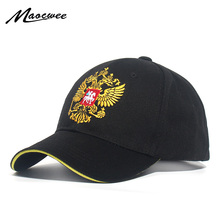 Gorra de béisbol con bordado de bandera rusa, gorro deportivo de moda, Unisex 2024 - compra barato